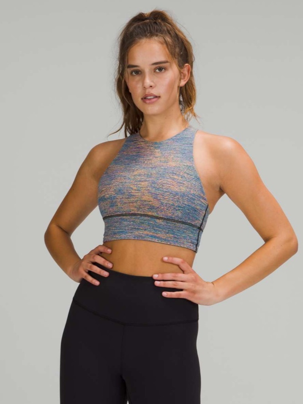 Lululemon Energy High Neck Longline Bra Size 8